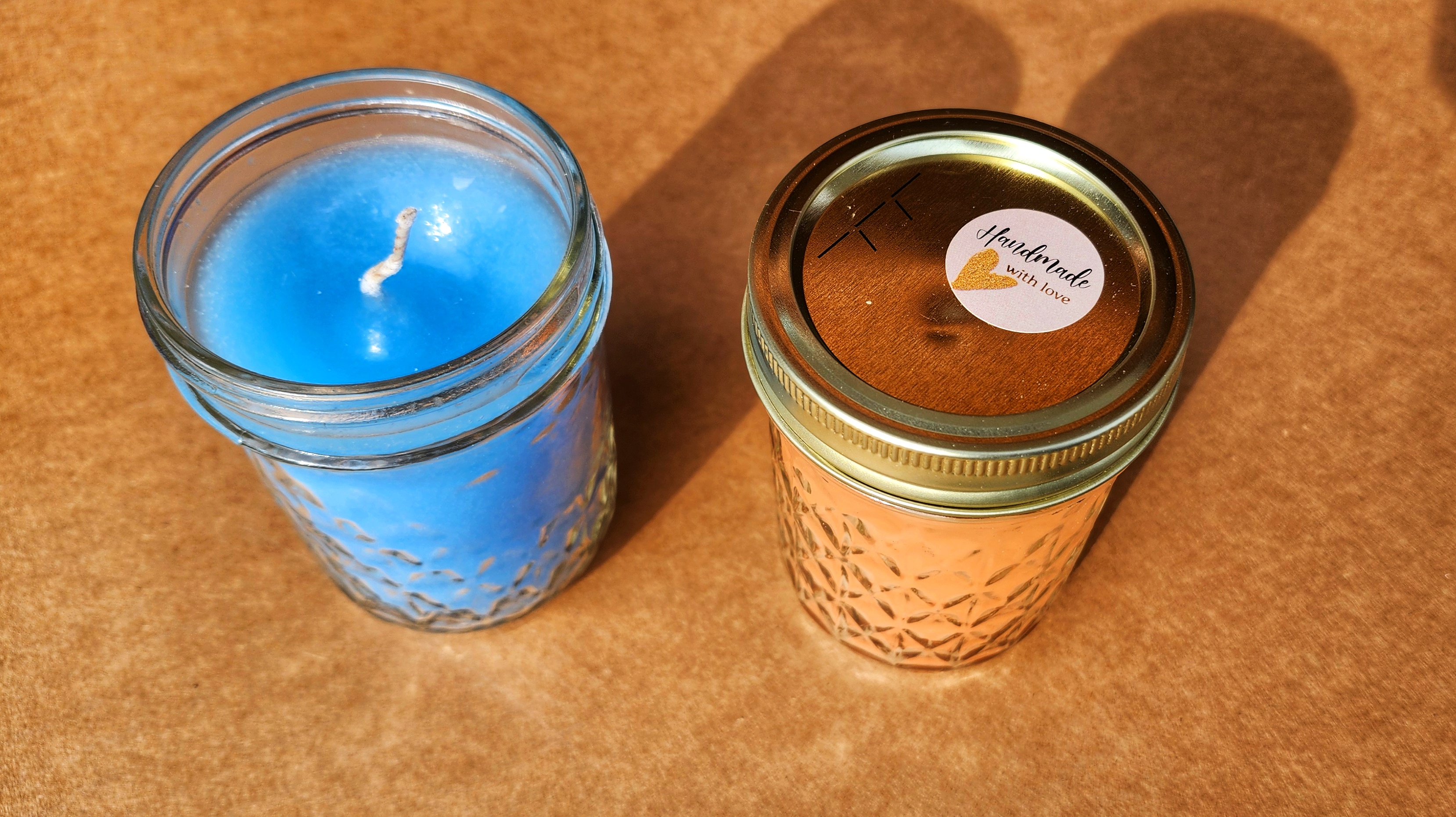 Golden Wax Candle
